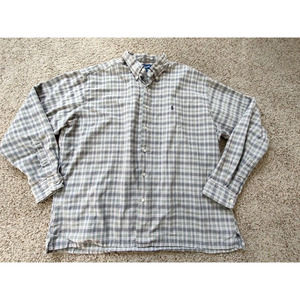 Ralph Lauren Shirt Men's 2XL Greggor‎ Multicolor Plaid Button Down Long Sleeve